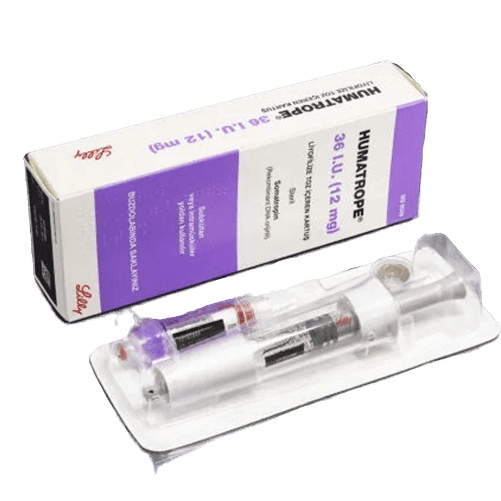 LILLY - HUMATROPE 12MG (36IU)