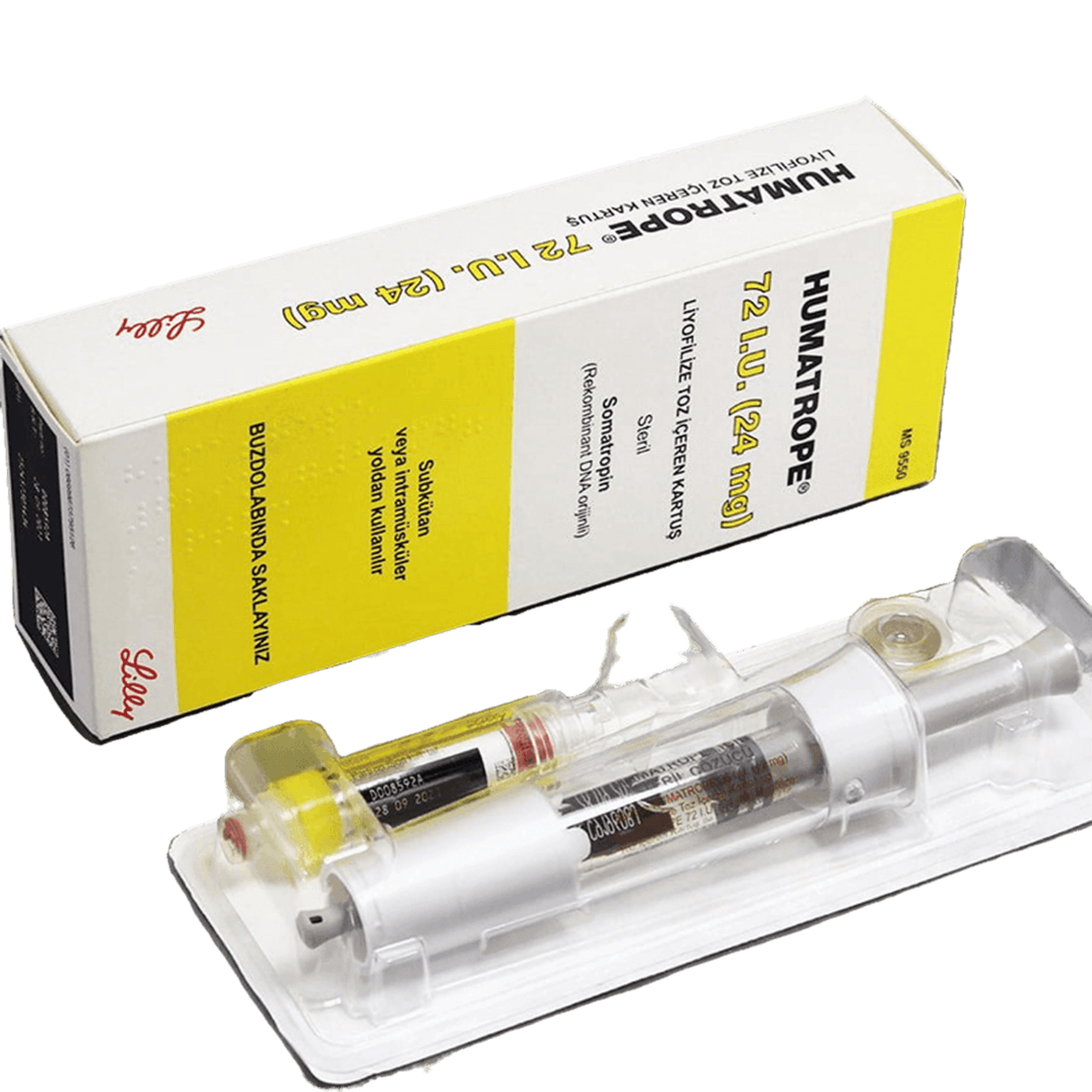 LILLY - HUMATROPE 24MG (72IU)